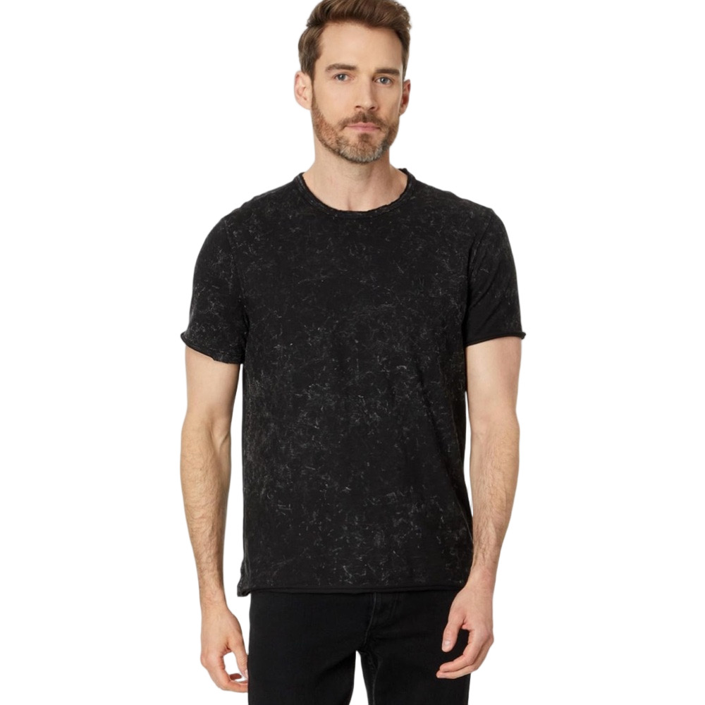 🐾John Varvatos Mercier tee black Charcoal Short Sleeve Tee size XS NWT…